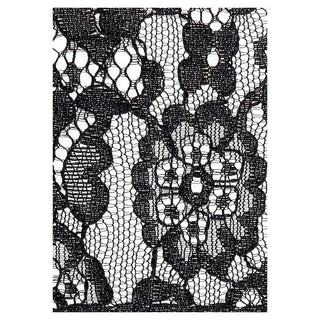 Ouch! Black & White Lace Mask