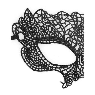 Ouch! Black & White Princess Lace Eye Mask