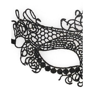 Ouch! Black & White Queen Lace Eye Mask