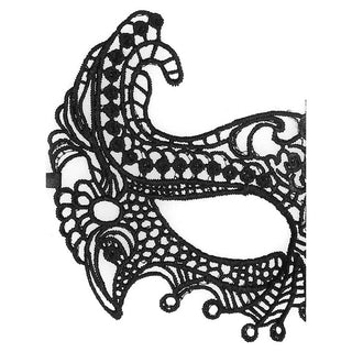 Ouch! Black & White Empress Lace Eye Mask