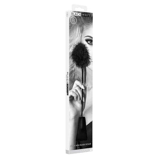 Ouch! Black & White Crop with Feather Tickler