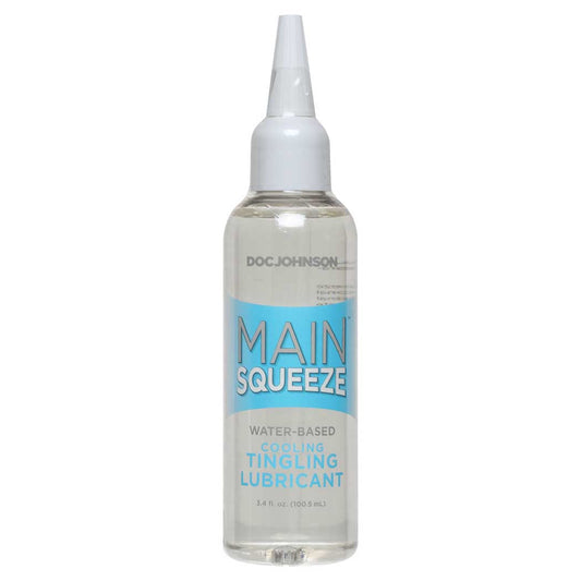 Main Squeeze Cooling/Tingling Water-Based Lubricant 3.4 oz.