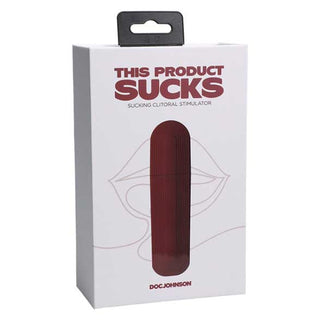 Doc Johnson This Product Sucks Sucking Clitoral Stimulator