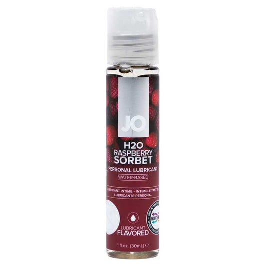 JO H2O Raspberry Sorbet Flavored Water-Based Lubricant