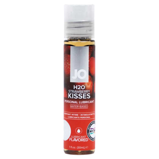 JO H2O Strawberry Kisses Flavored Water-Based Lubricant