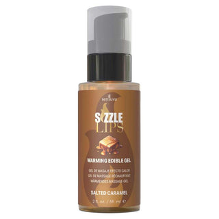 Sizzle Lips Edible Warming Massage Gel 2 oz