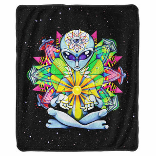 Pulsar Fleece Throw Blanket