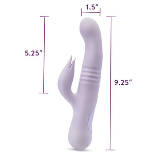 Blush Rylee 9.25" G-Spot Clitoral Dual Stimulation Rabbit Vibrator