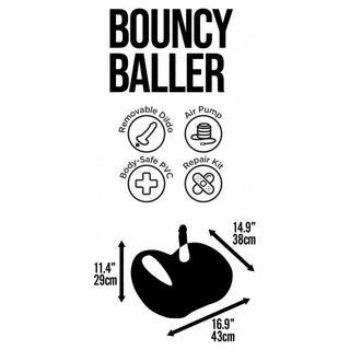 Bouncy Baller Inflatable Dildo Sex Cushion