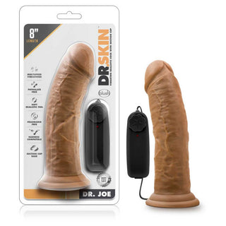 Dr. Skin Dr. Joe Realistic Remote Control Vibrating 8" Dildo with Suction Cup