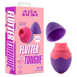 Aria Flutter Tongue Rechargeable Silicone Flicking Vibrator