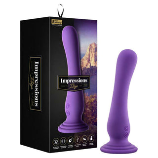 Impressions Ibiza Curved G-Spot 7.75" Vibrating Dildo with Suction Cup