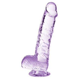 Naturally Yours Realistic Amethyst 6" Dildo with Balls and Suction Cup Base