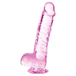 Naturally Yours Realistic Amethyst 6" Dildo with Balls and Suction Cup Base