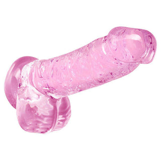 Naturally Yours Realistic Amethyst 6" Dildo with Balls and Suction Cup Base