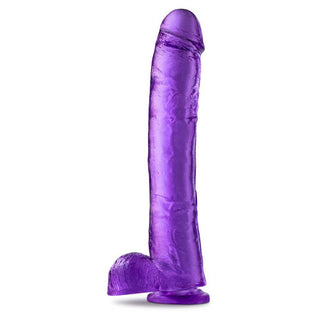 B Yours Plus Hefty n’ Hung 14" Dildo with Balls and Suction Cup Base