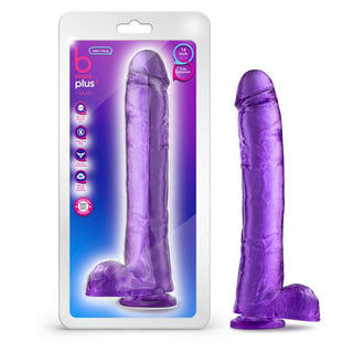 B Yours Plus Hefty n’ Hung 14" Dildo with Balls and Suction Cup Base