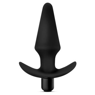 Anal Adventures Platinum By Blush | Black 5-Inch Vibrating Anal Plug