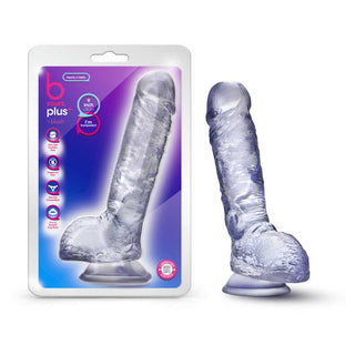 B Yours Plus Hearty n’ Hefty 9" Dildo with Balls and Suction Cup Base