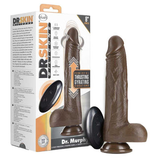 Dr. Skin Dr. Murphy Realistic 8.75" Thrusting and Vibrating Dildo with Suction Cup