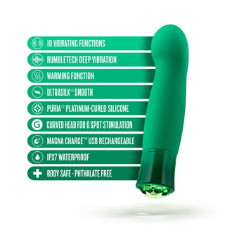 Oh My Gem Enchanting 5.5" Warming G-Spot Vibrator