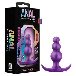 Anal Adventures Matrix The Supernova 3" Beaded Butt Plug