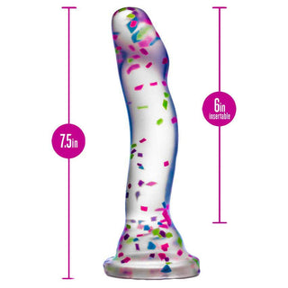 Blush Neo Elite Hanky-Panky 7.5" Purio™ Silicone Glow-in-the-Dark Dildo