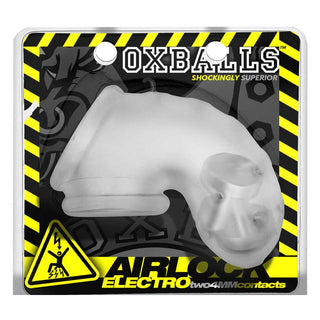OXBALLS Airlock Electro Air-Lite Vented Chastity