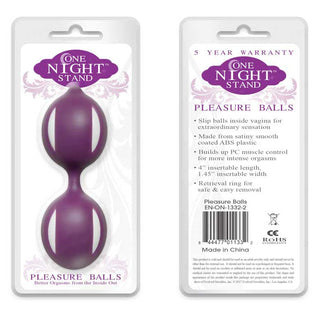 Evolved One Night Stand Pleasure Balls Kegel Trainer