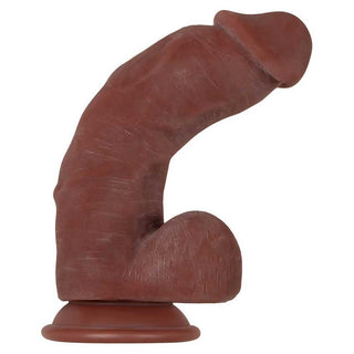 Evolved Real Supple Girthy Poseable 8.5" Realistic Dildo with Balls