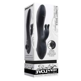 Evolved Rabbit Hole Triple Stimulation Suction Vibrator