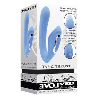 Evolved Tap & Thrust Thrusting Pulsing Dual Stimulator