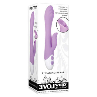 Evolved Pleasing Petal Flicking Dual Stimulator Vibrator