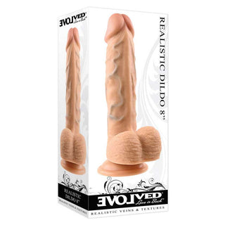 Evolved Realistic 8" Dildo with Suction Cup