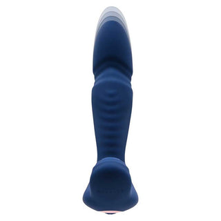 Gender X True Blue Rechargeable Thrusting Vibrating Anal Plug