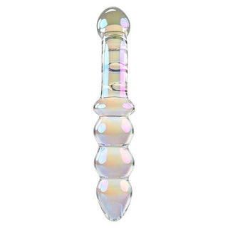 Playboy Jewels Iridescent Glass Double-Ended Dildo