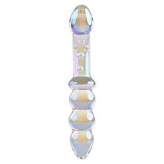 Playboy Jewels Iridescent Glass Double-Ended Dildo