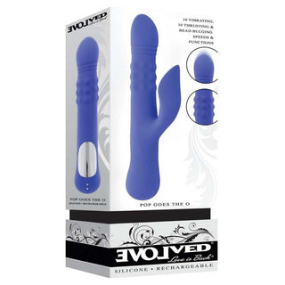 Evolved Pop Goes The O 10" Triple Motor Thrusting Rabbit Vibrator