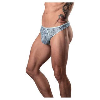 Male Power Marble Mesh Mini Thong