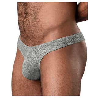 Male Power Ribbed & Ready Thong