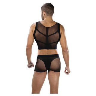 Envy Menswear Fishnet Armor 2 Piece Set
