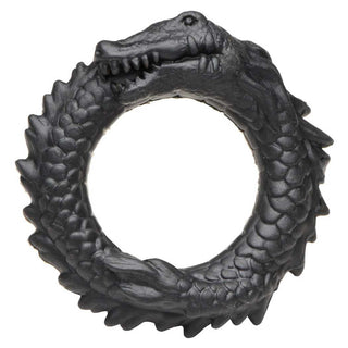 Creature Cocks Black Caiman Silicone Cock Ring