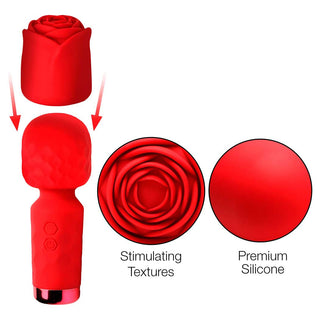 Bloomgasm Pleasure Rose Petite Mini Silicone Rose Wand
