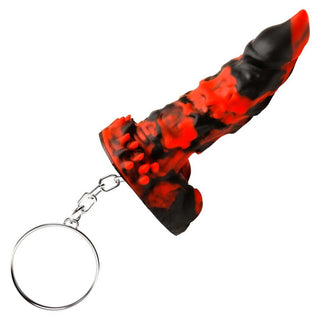 Creature Cocks Fire Demon Keychain