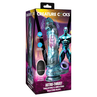 Creature Cocks Astro-Thrust Thrusting and Vibrating Silicone Dildo