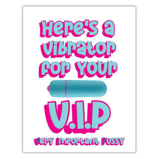 KushKards Naughty Vibes Vibrator Greeting Card