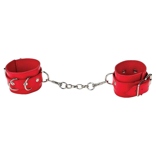 Ouch! Adjustable Leather Hand & Ankle Cuffs