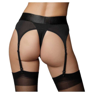 Ouch! Vibrating Strap-on Thong with Adjustable Garters