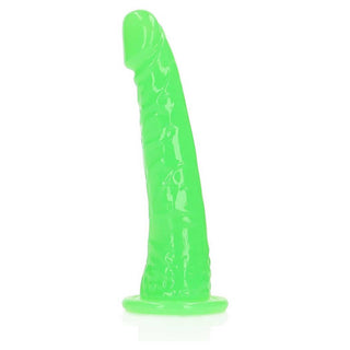 RealRock Slim Glow-In-The-Dark 6" Dildo with Suction Cup