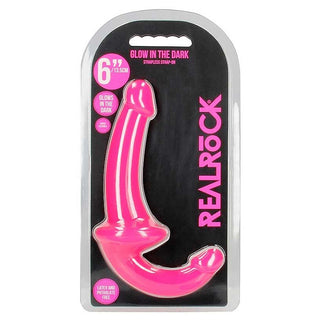 RealRock Strapless Glow-In-The-Dark 6" Strap-On